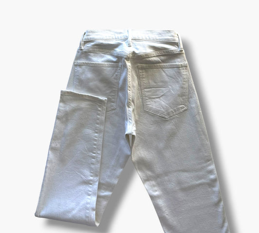 BANANA REPUBLIC WHITE STRAIGHT TIPO MOM | SIZE 34-36